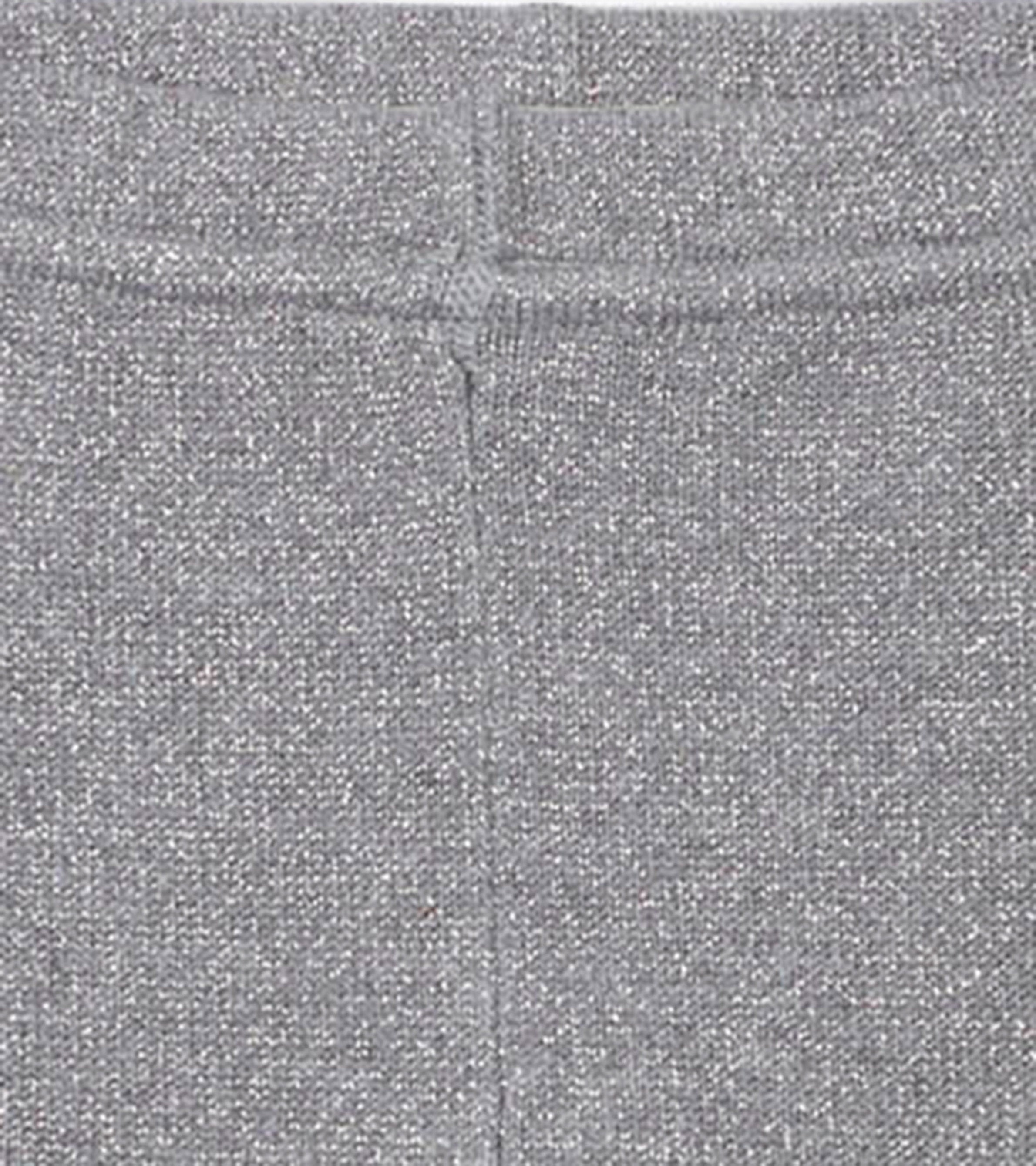 Hatley Baby Silver Glitter Cable Knit Leggings