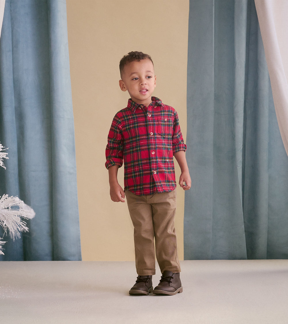 Hatley Baby Khaki Twill Pants