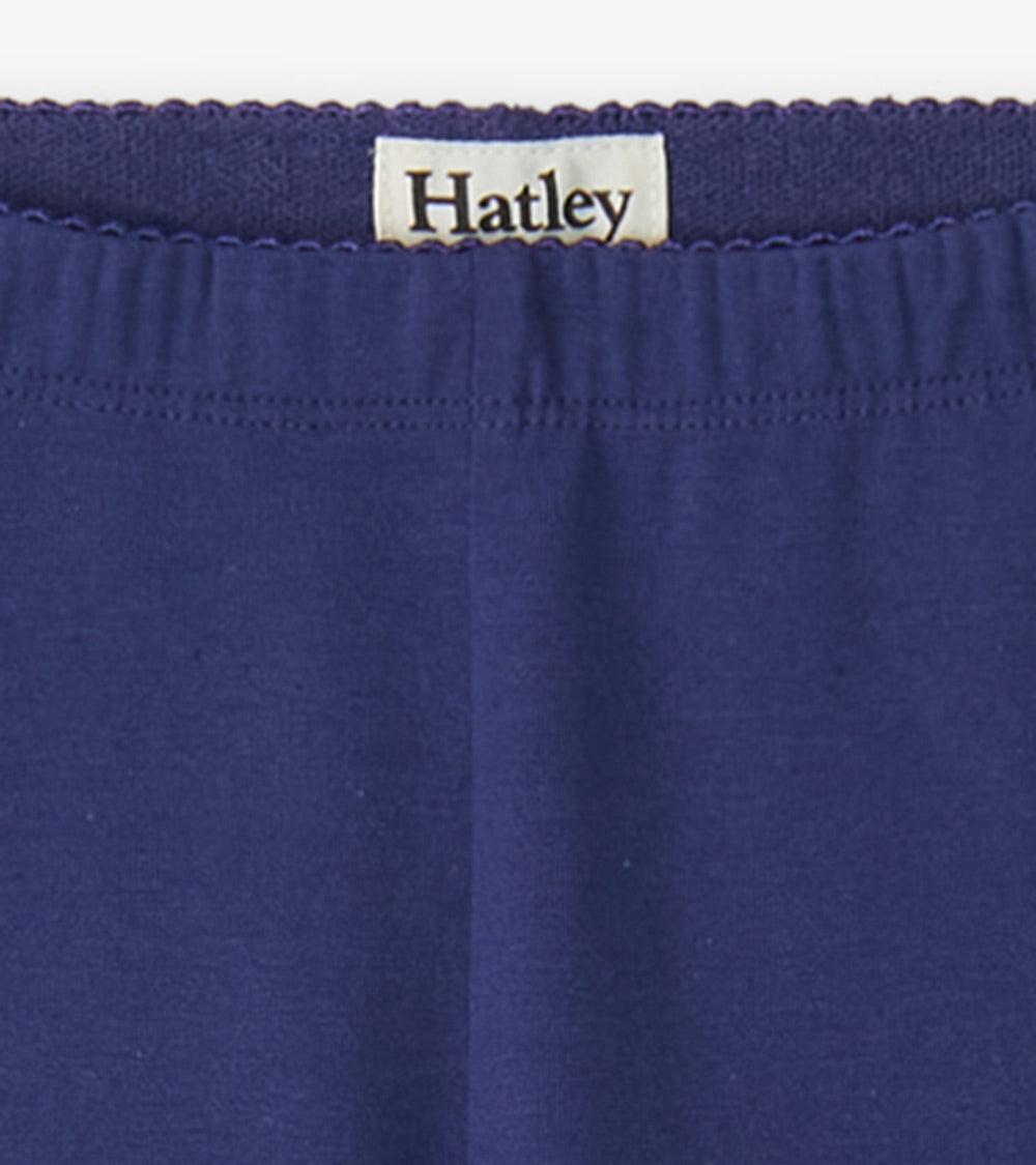 Hatley Girls Navy Leggings