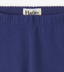 Hatley Girls Navy Leggings