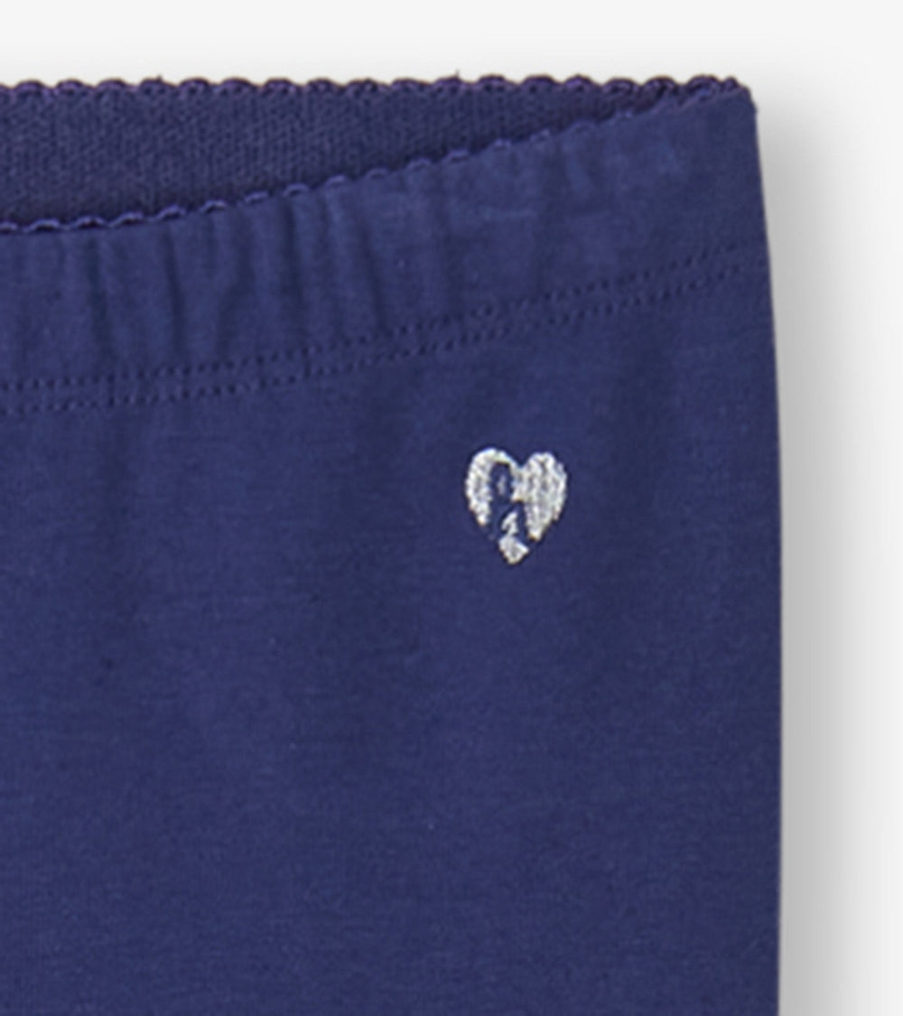 Hatley Girls Navy Leggings