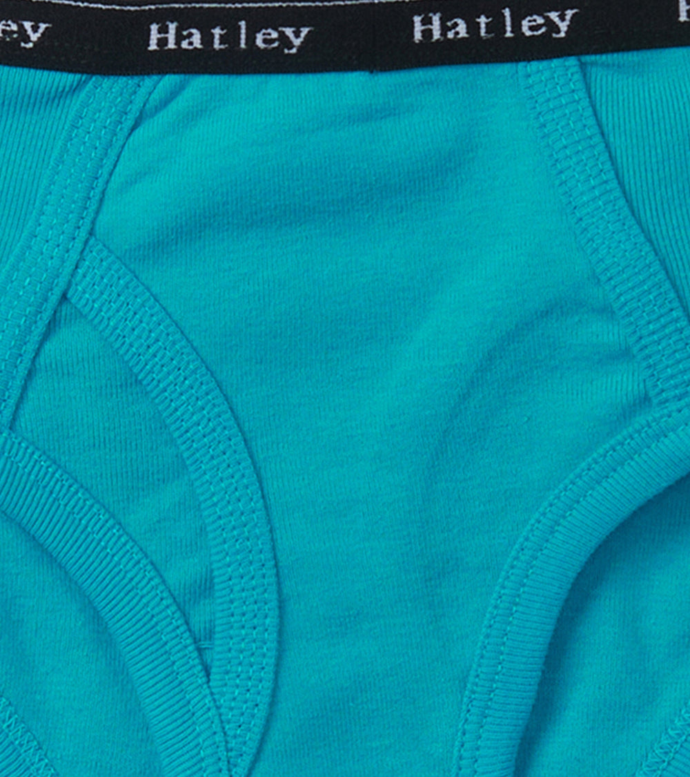 Hatley Boys Solid 3 Pack Classic Briefs