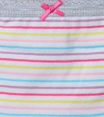 Hatley Girls Vibrant Stripes 3 Pack Hipster Underwear