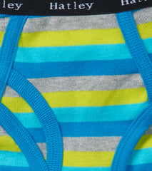 Hatley Boys Stripes 3 Pack Classic Briefs