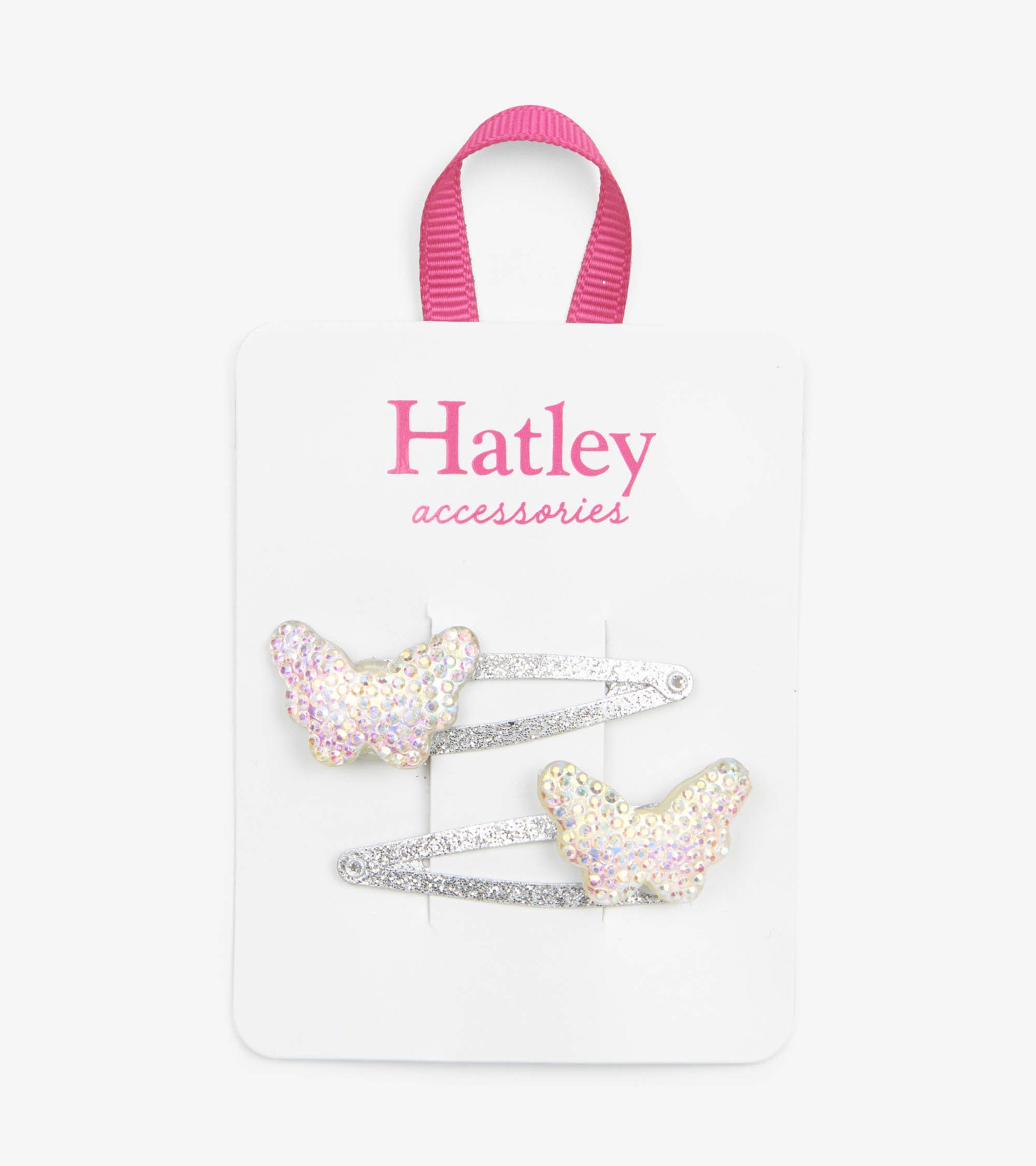 Hatley Sparkling Butterflies Snap Clips