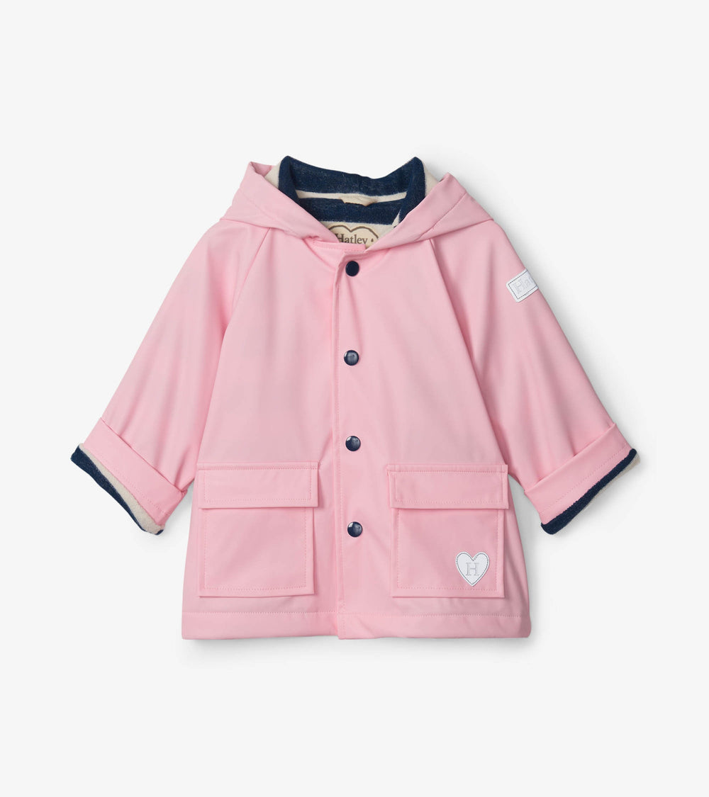 Hatley Pink Baby Raincoat