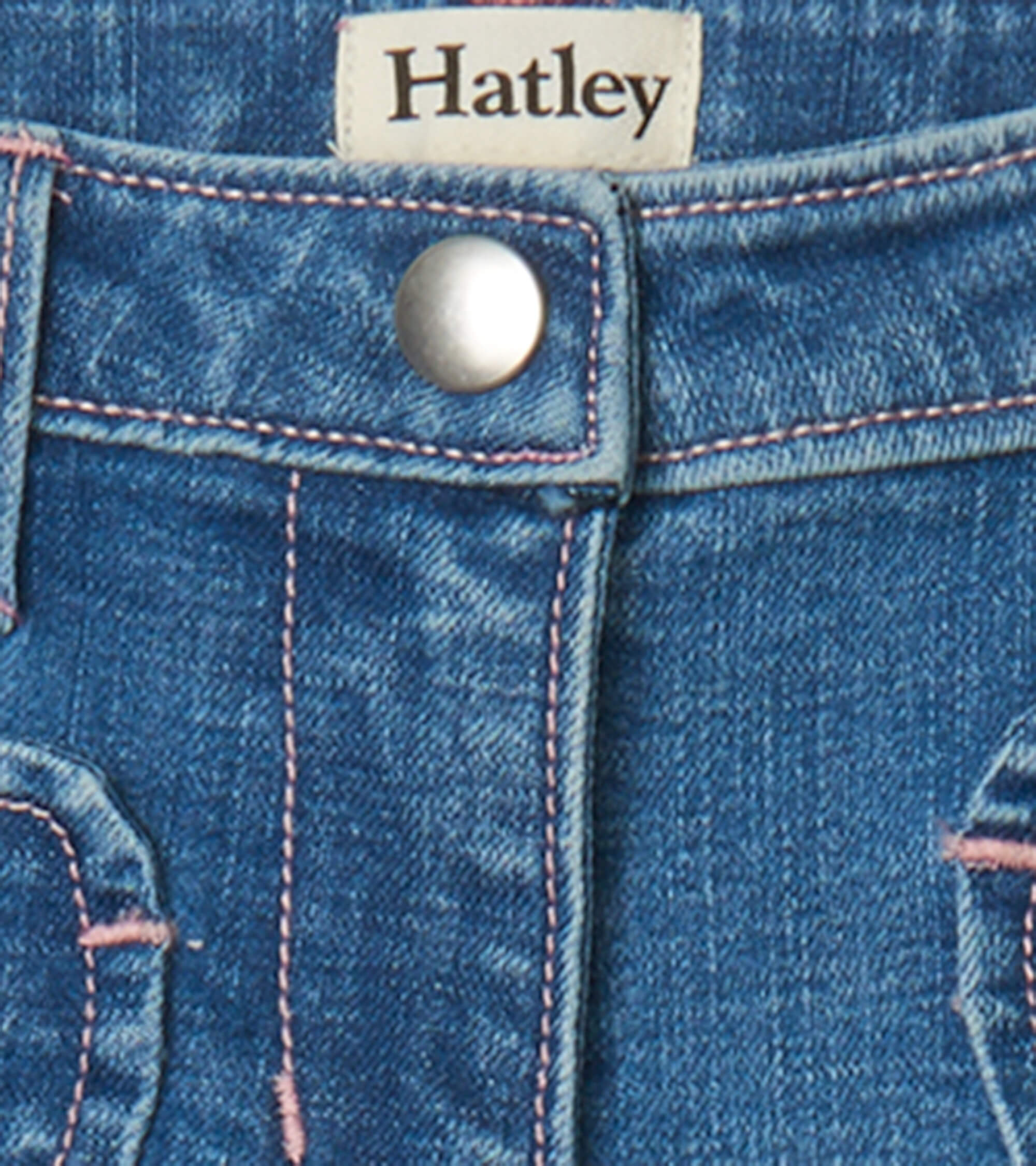 Hatley Girls Stretch Denim Wide Leg Pants