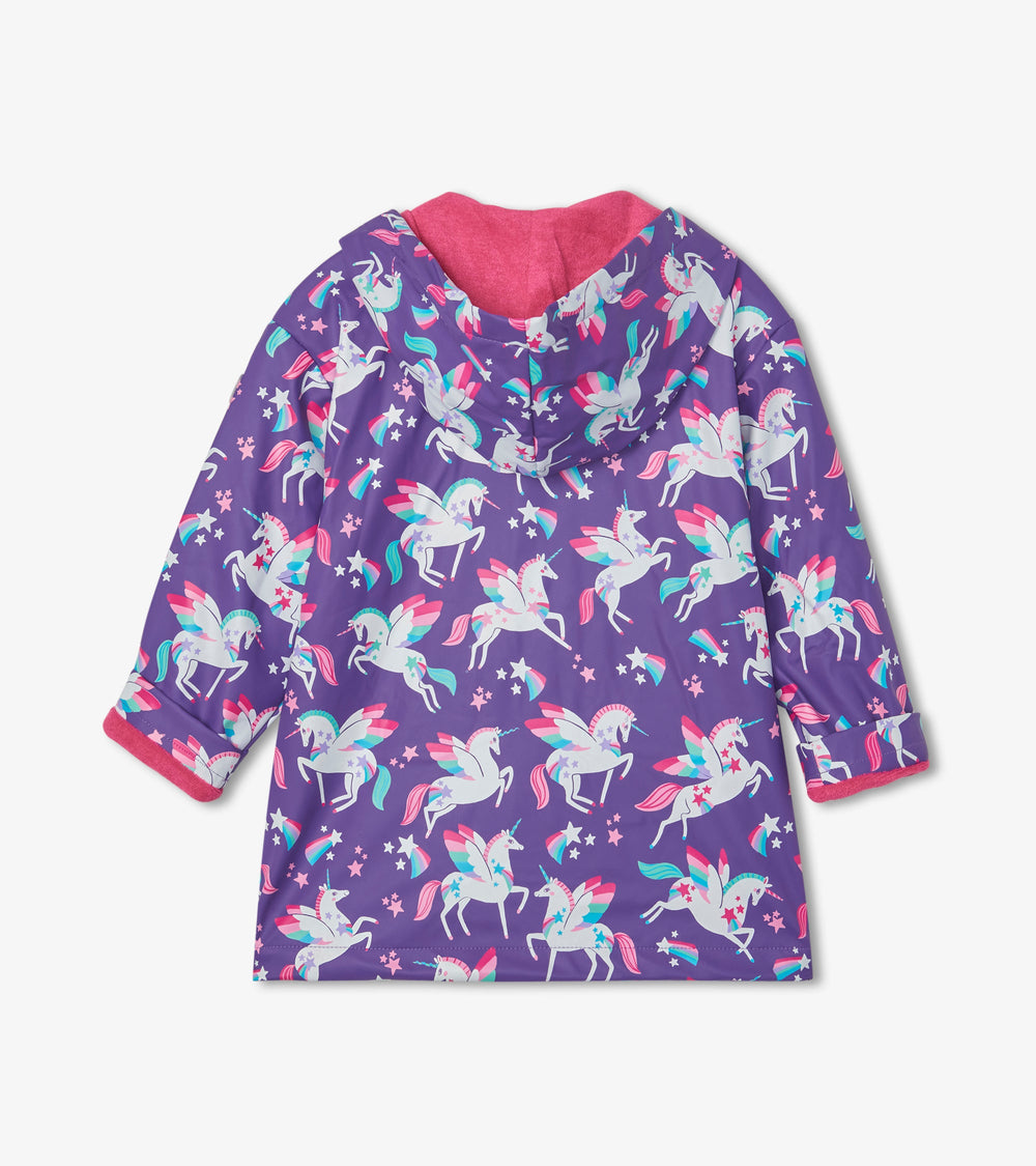 Hatley Girls Unicorn Button-Up Raincoat