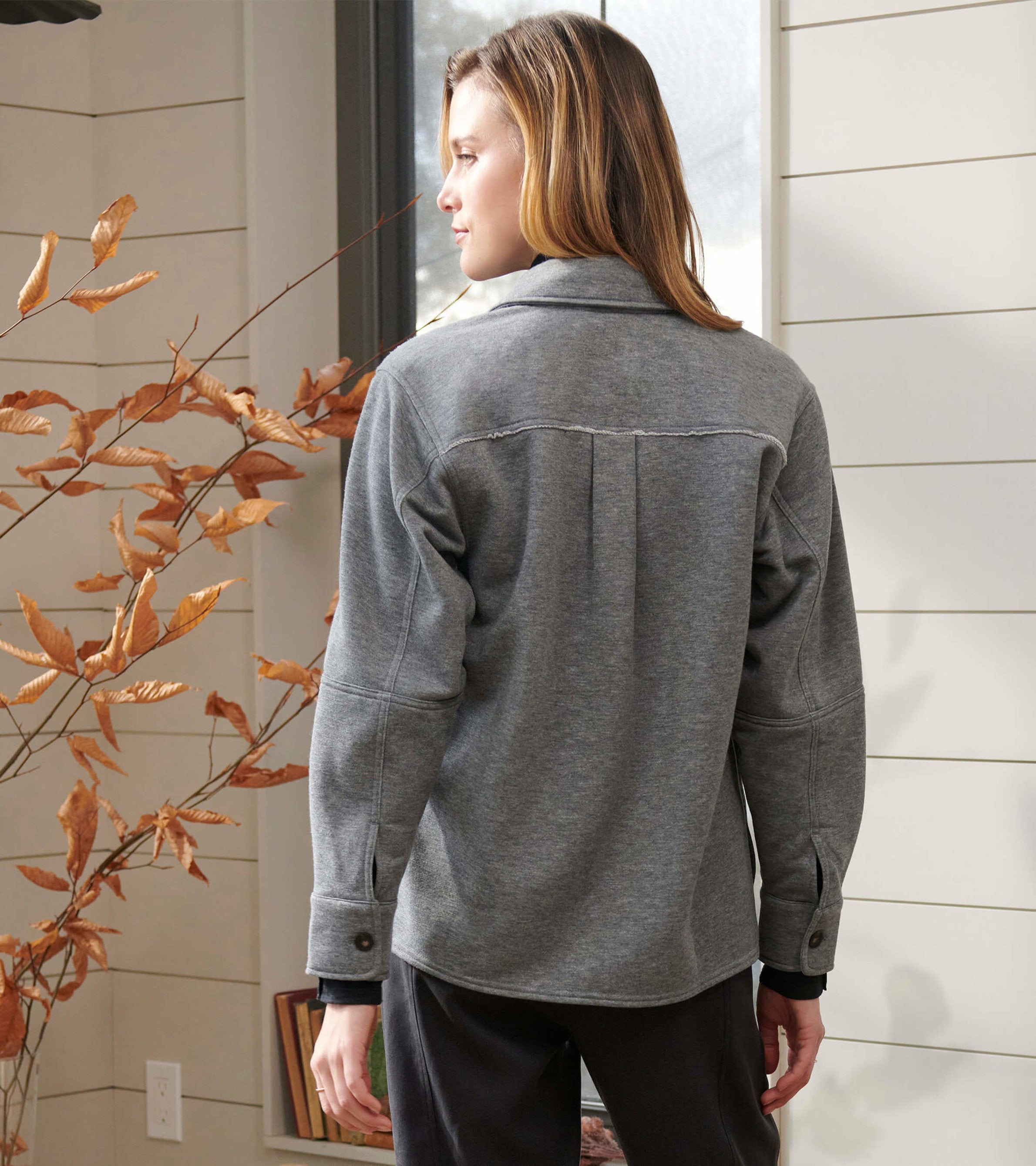 Hatley Emily Relaxed Blazer - Charcoal Melange