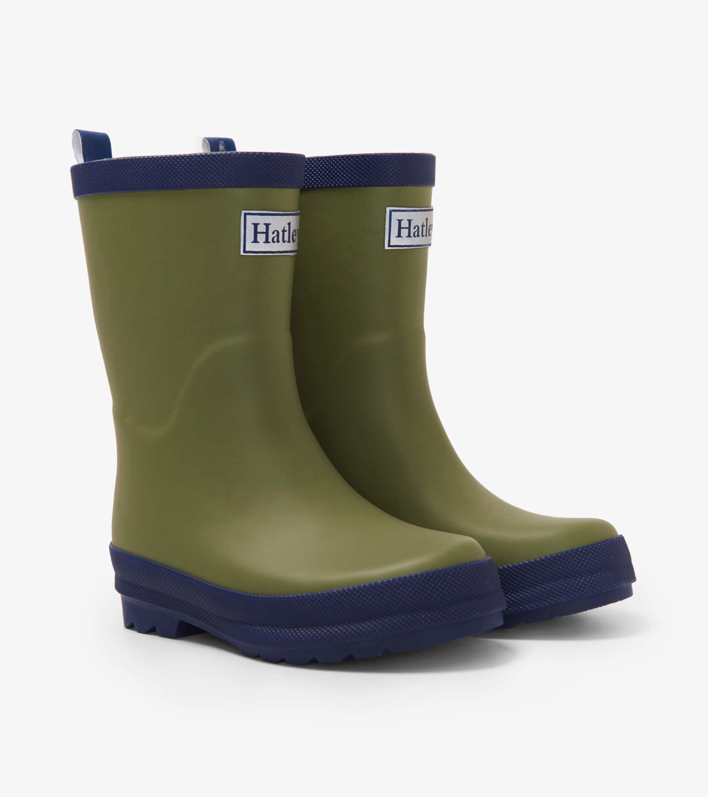 Hatley Kids Forest Green Matte Rain Boots