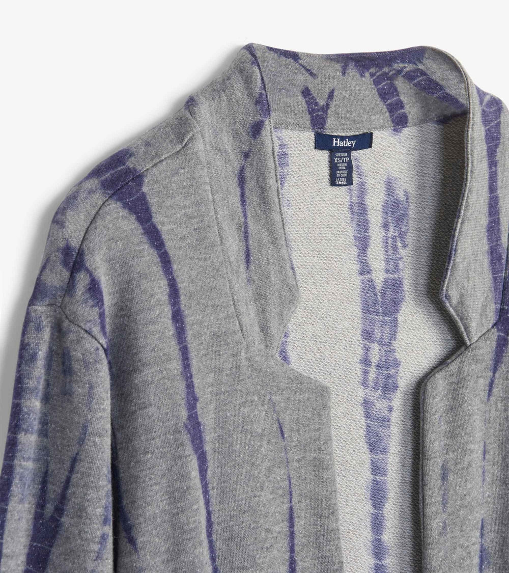 Hatley Ami Cardigan - Storm Tie Dye