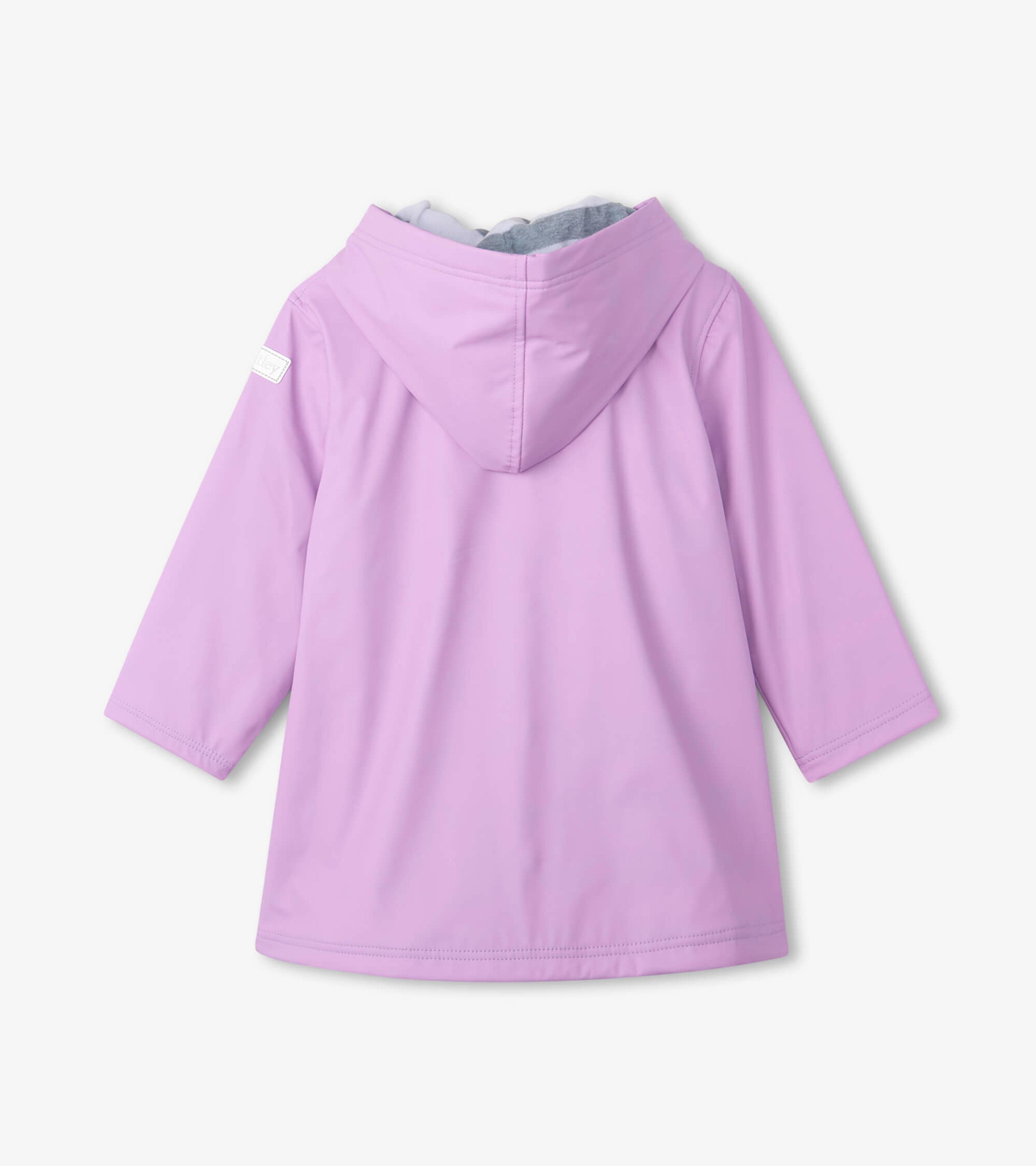 Hatley Girls Lilac Button-Up Rain Jacket