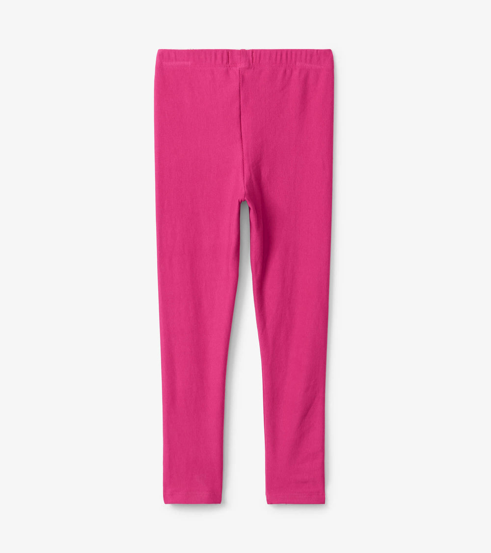 Hatley Girls Magenta Cozy Leggings