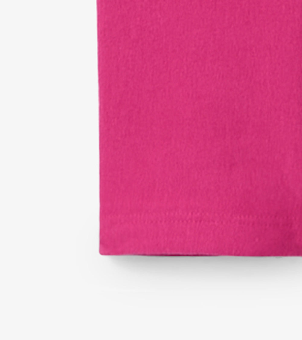 Hatley Girls Magenta Cozy Leggings