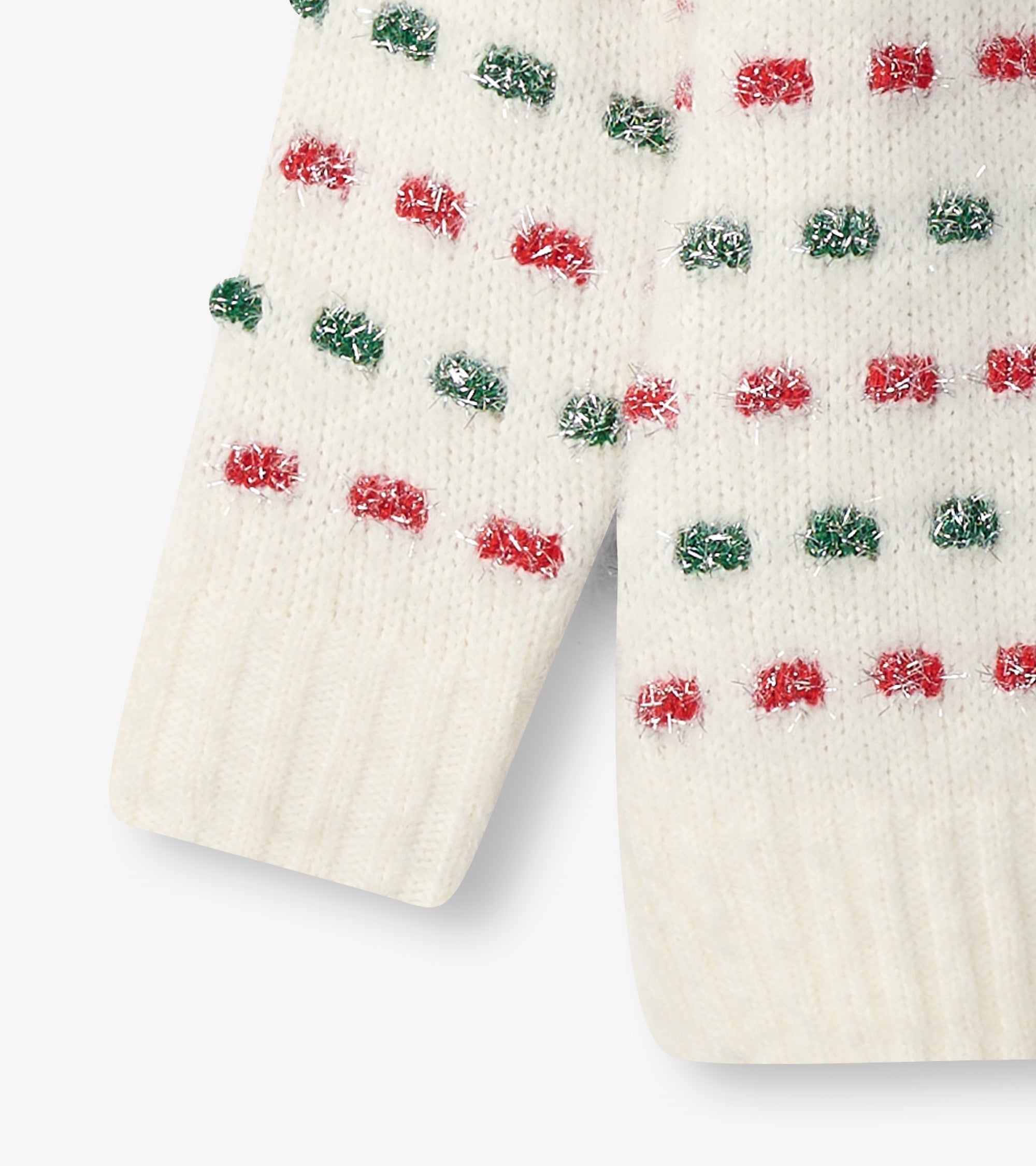 Hatley Girls Holiday Basket Weave Sweater