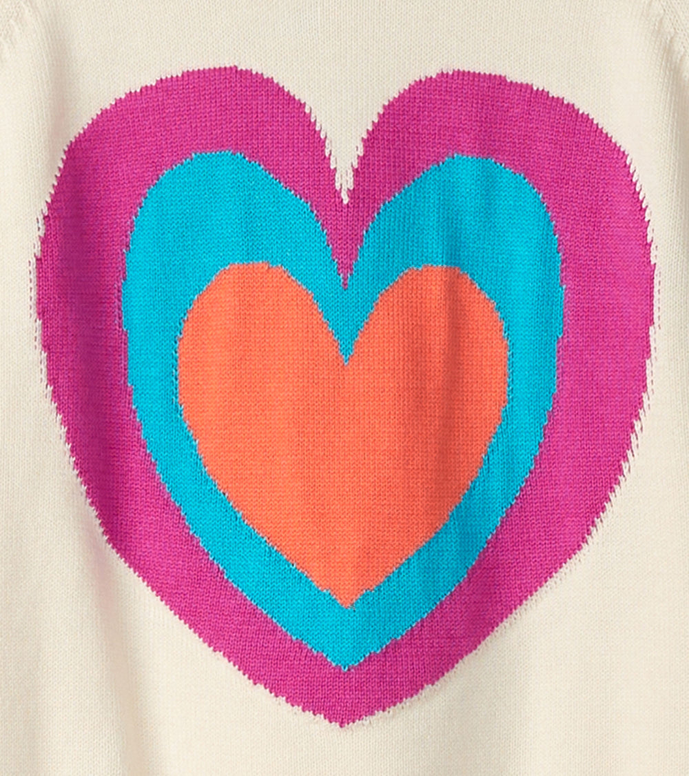 Hatley Girls Layered Hearts Sweater