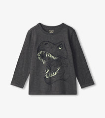 Hatley Boys T-Rex Glow in the Dark Long Sleeve T-Shirt