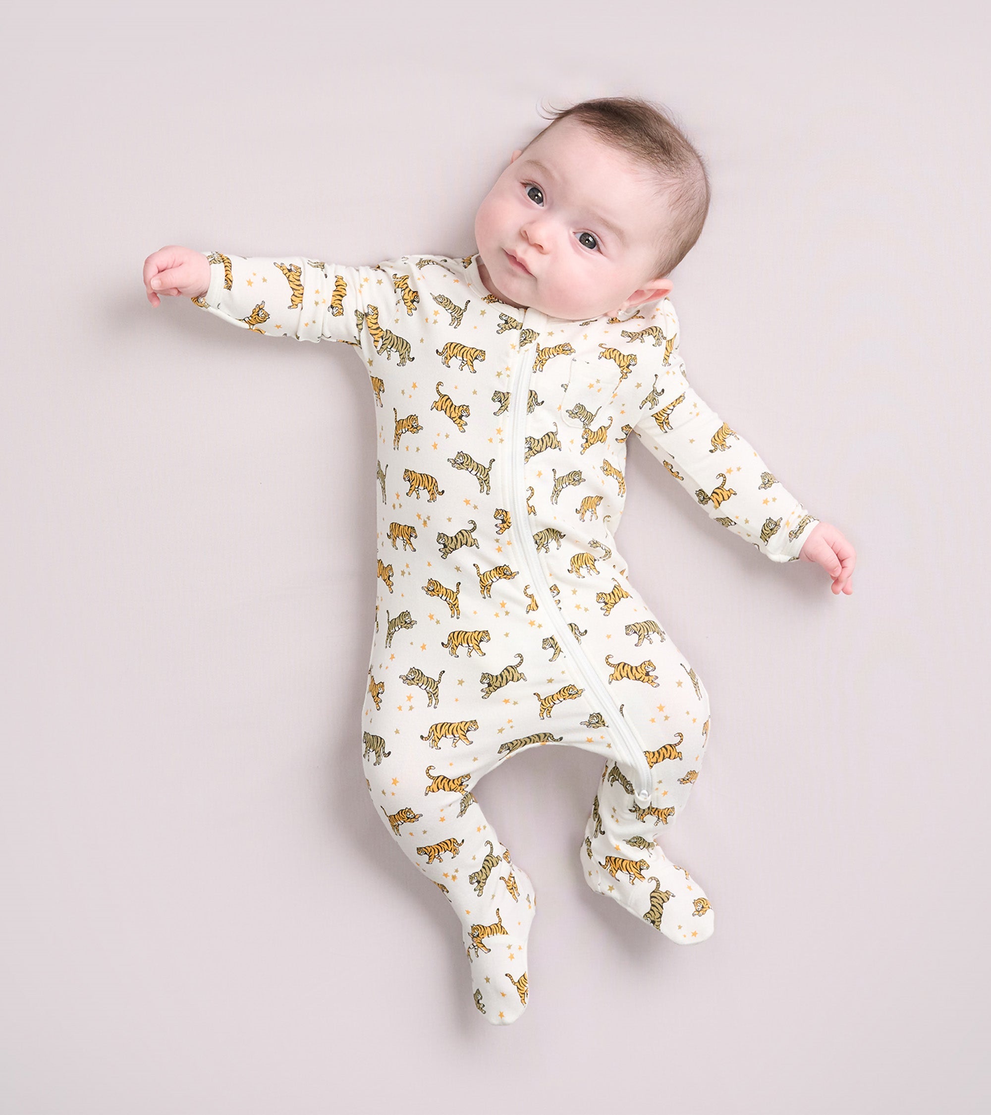 Hatley Baby Boys Celestial Tigers Bamboo Sleeper