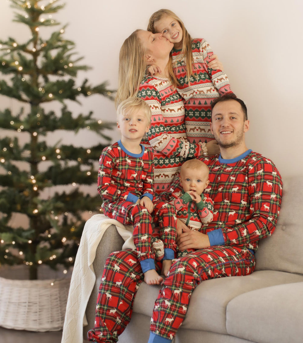 Hatley Boys Elk Plaid Pajama Set