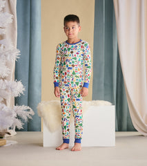 Hatley Boys Blue Falala Pajama Set