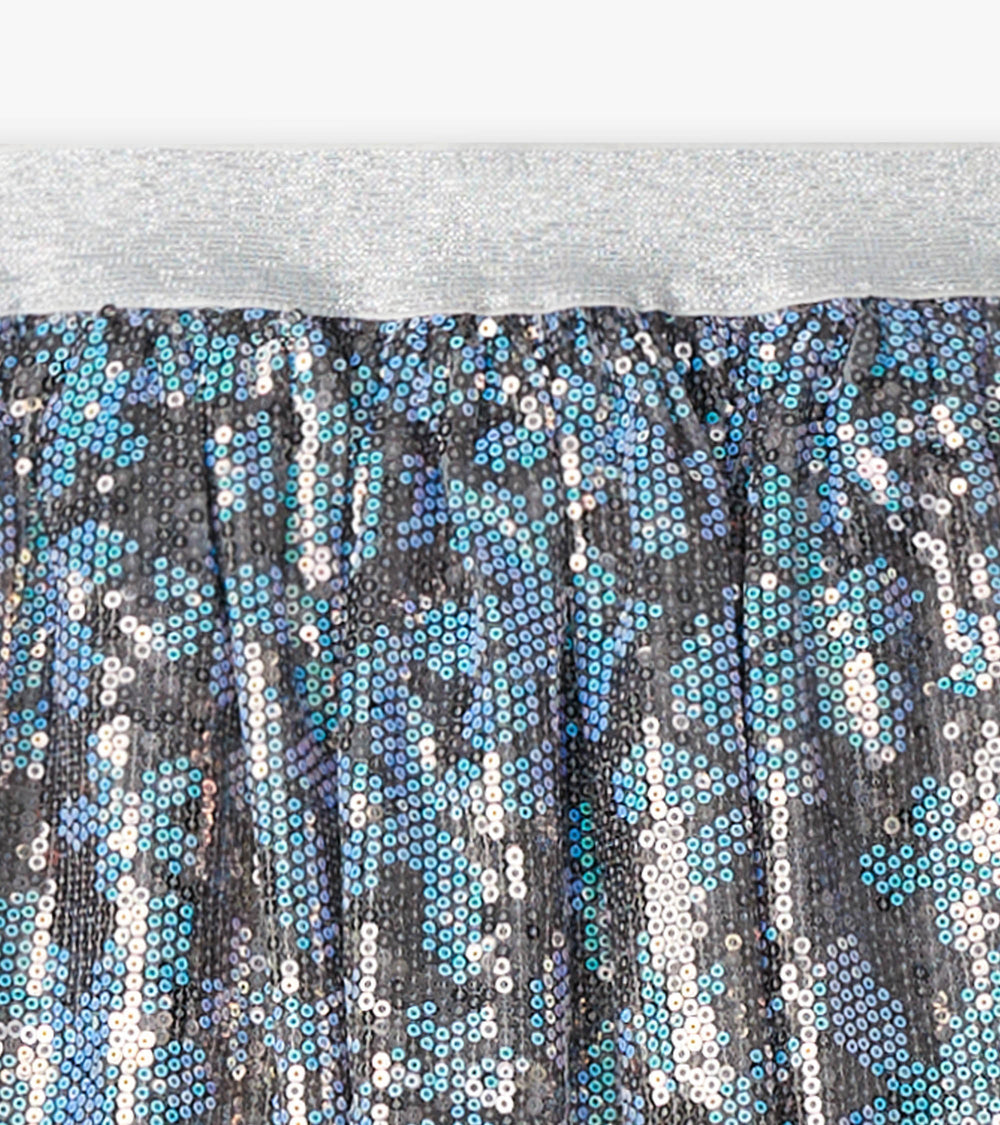 Hatley Girls Flower Shimmer Sequin Tulle Skirt
