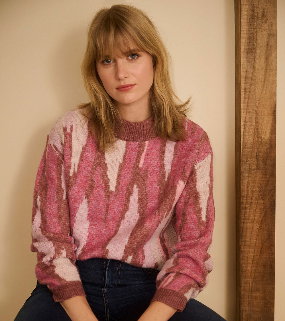 Hatley Carmi Pullover - Russet Ikat