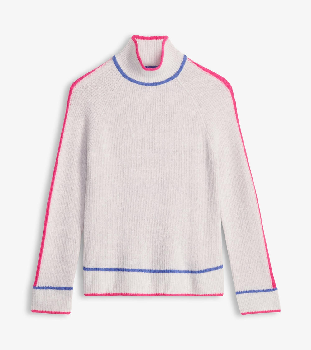 Hatley Raglan Pullover - Pale Snow Melange
