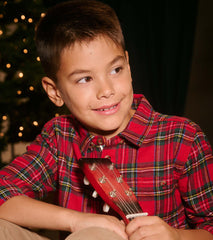 Hatley Boys Red Plaid Button Down Shirt