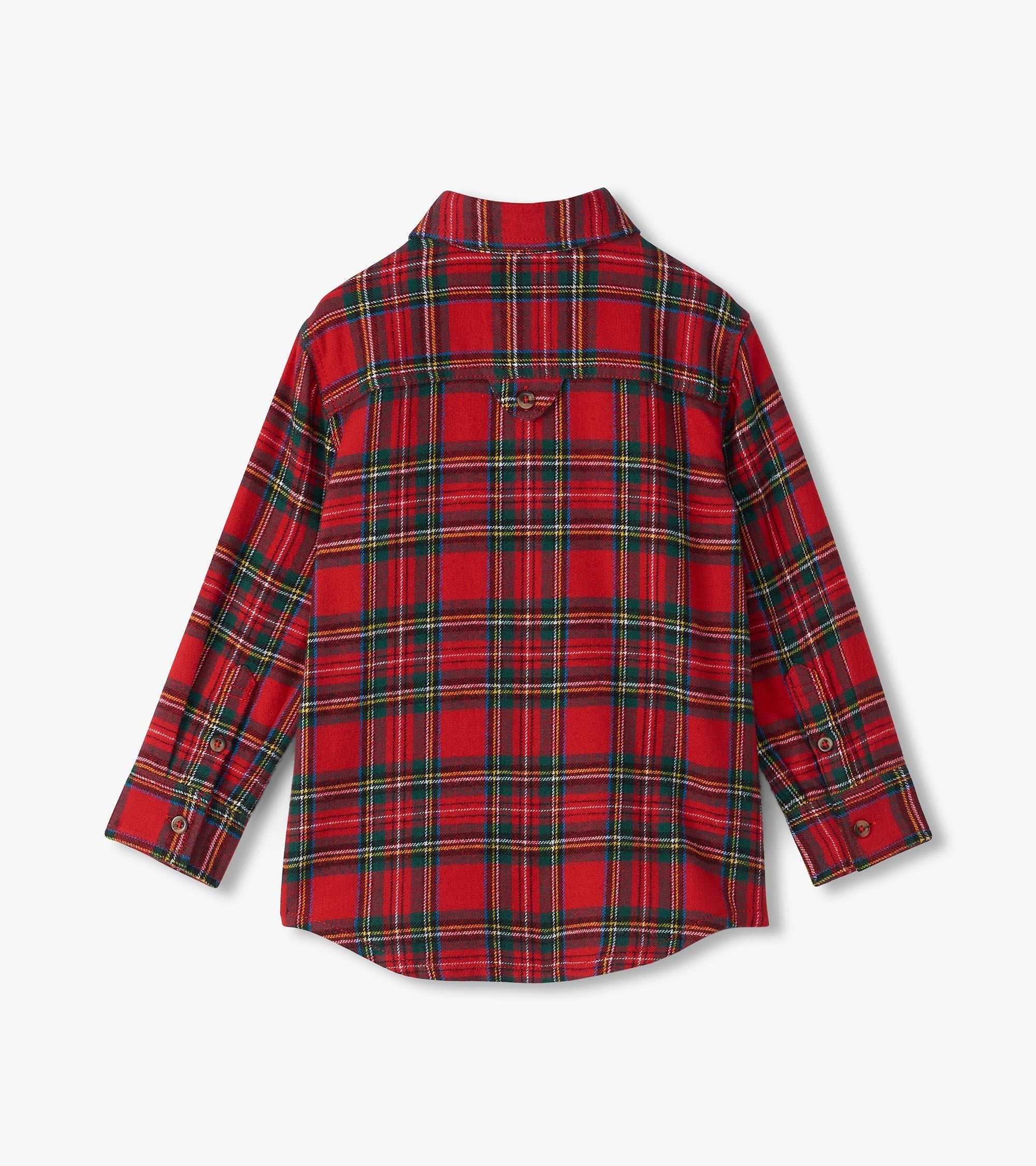 Hatley Boys Red Plaid Button Down Shirt