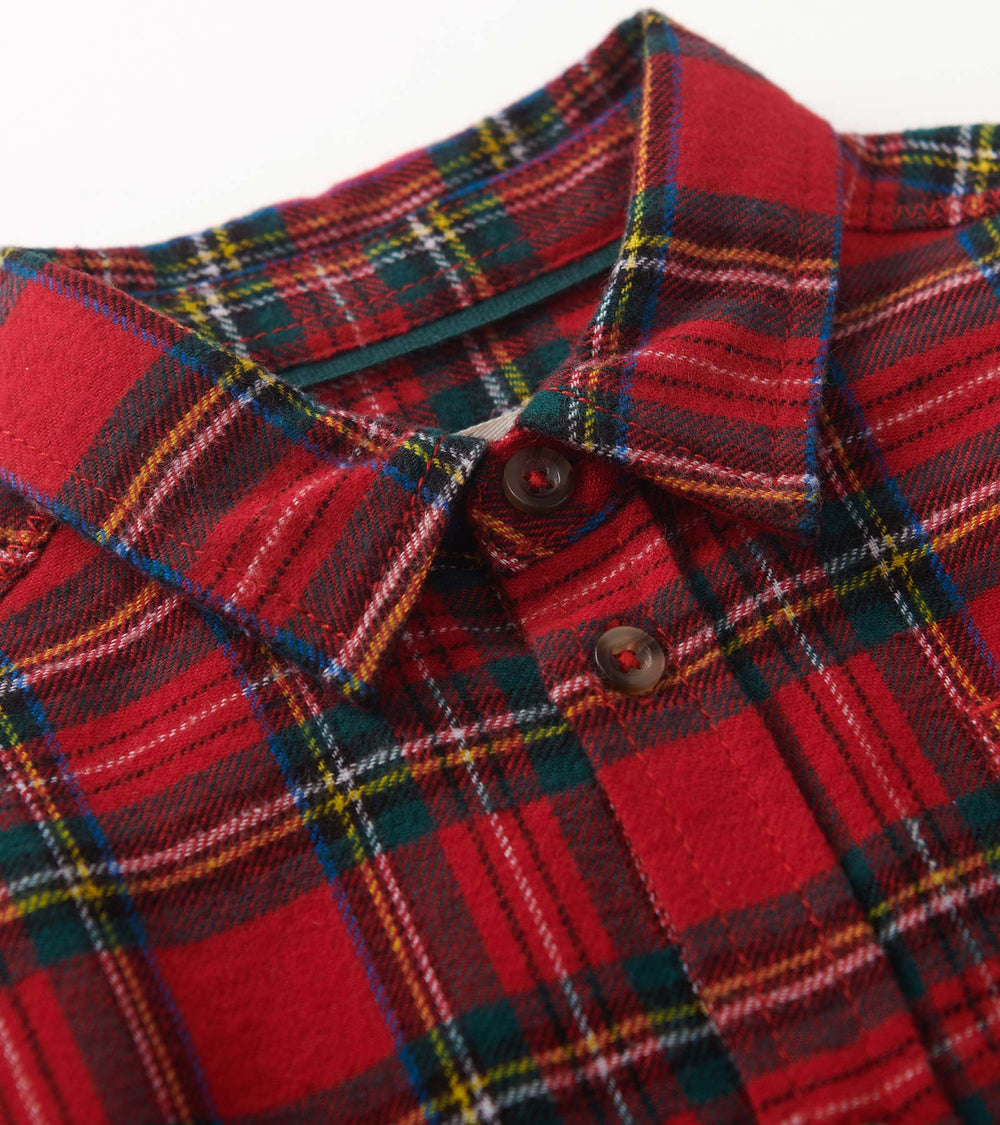 Hatley Boys Red Plaid Button Down Shirt