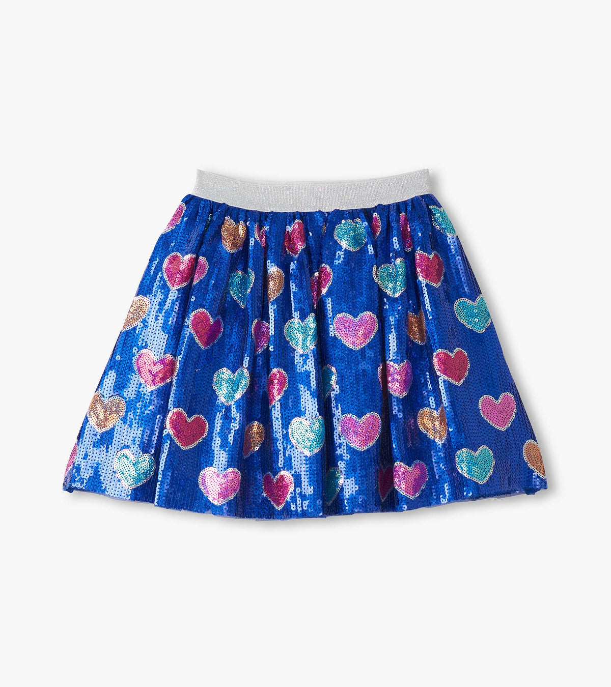 Hatley Girls Bursted Hearts Sequin Skirt