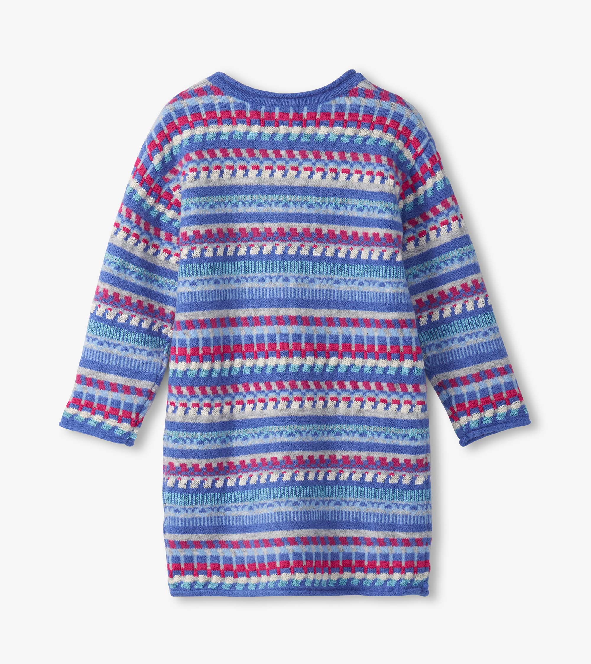 Hatley Girls Blueberry Stripe Sweater Dress