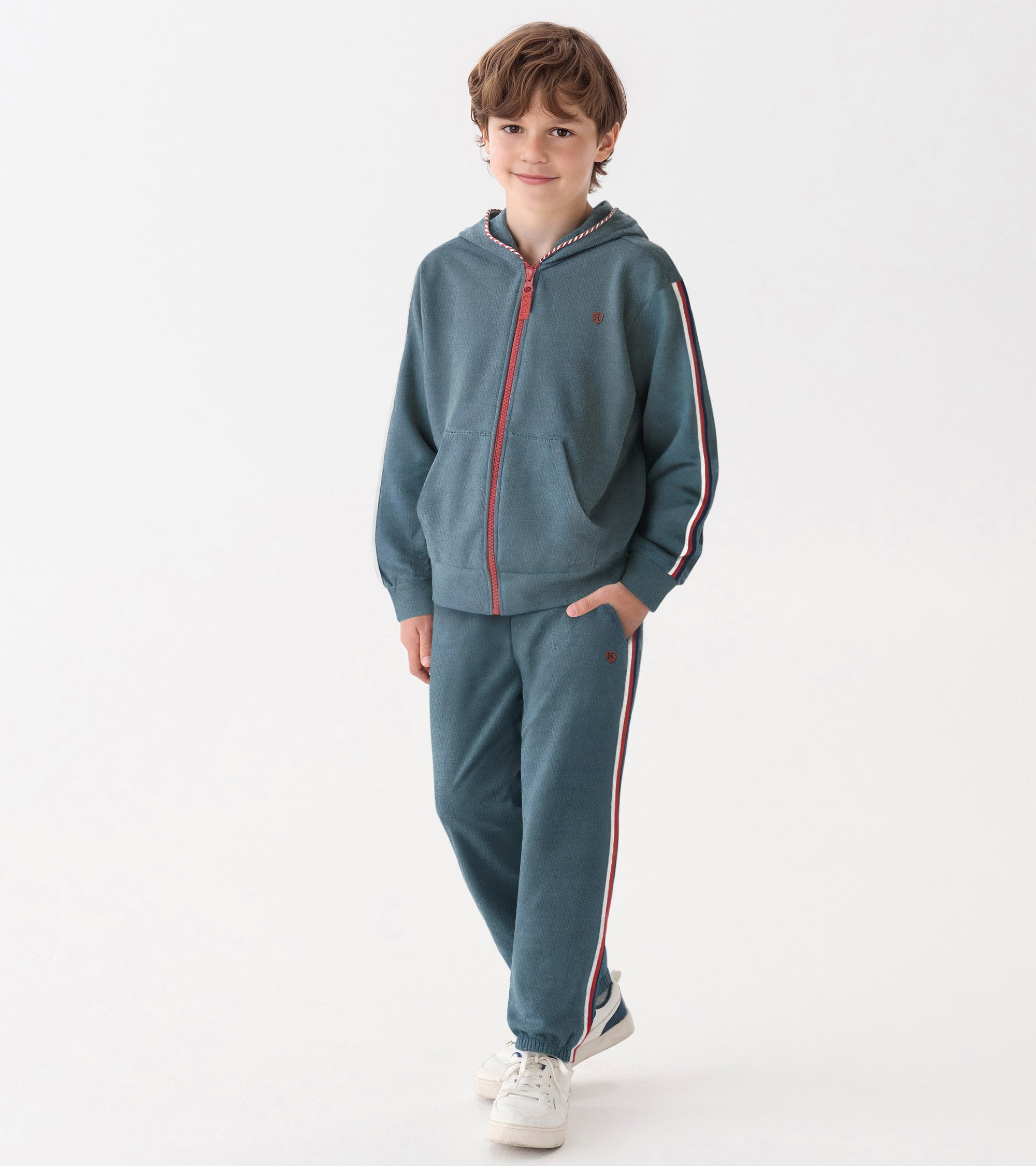 Hatley Boys Blue Stone Baggy Track Pants