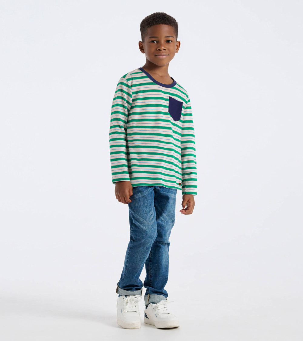 Hatley Boys Blarney Stripes Long Sleeve T-Shirt