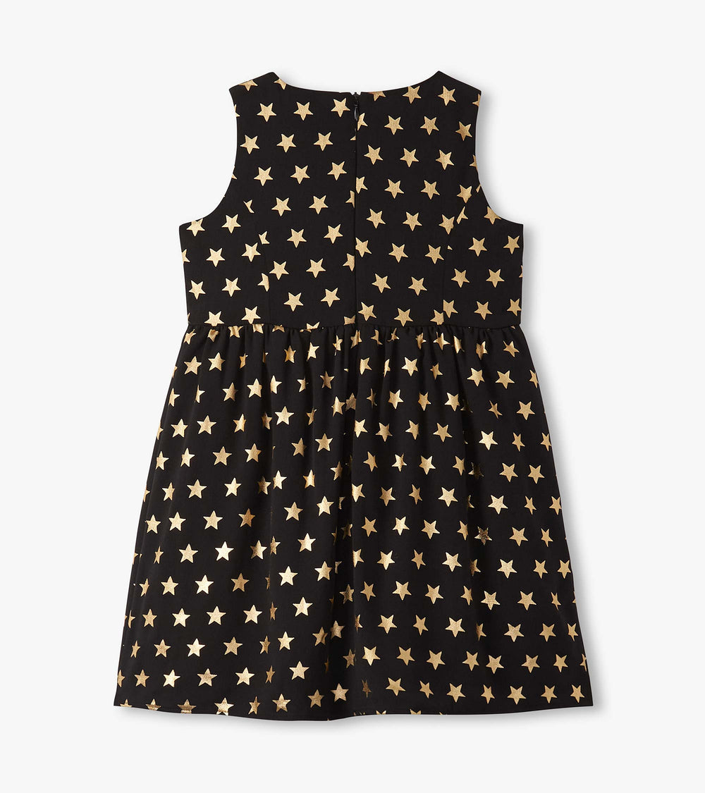Hatley Girls Gold Stars Princess Dress