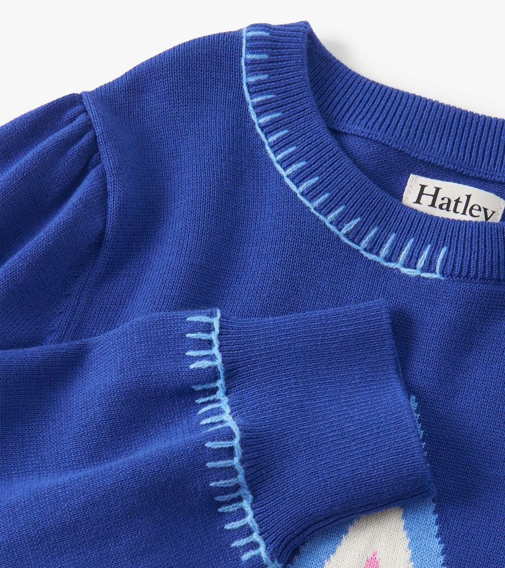 Hatley Girls Super Star Pullover Sweater