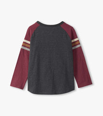 Hatley Boys Eagle Long Sleeve Raglan T-Shirt