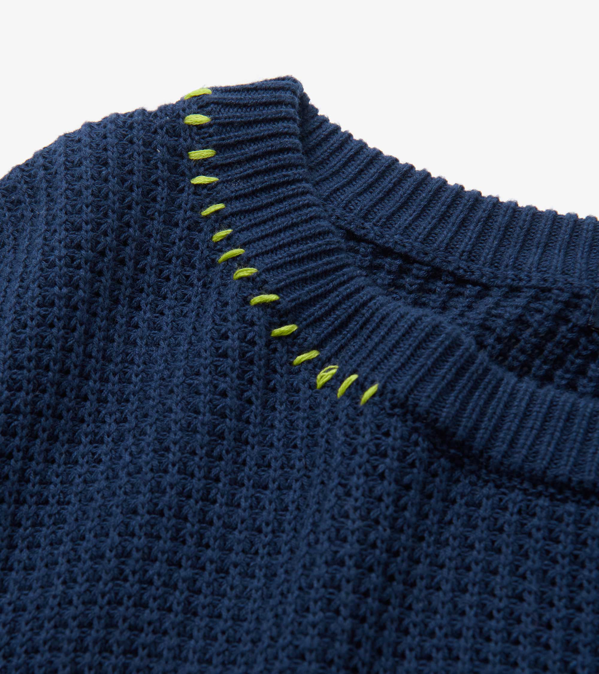 Hatley Waffle Knit Sweater - Navy