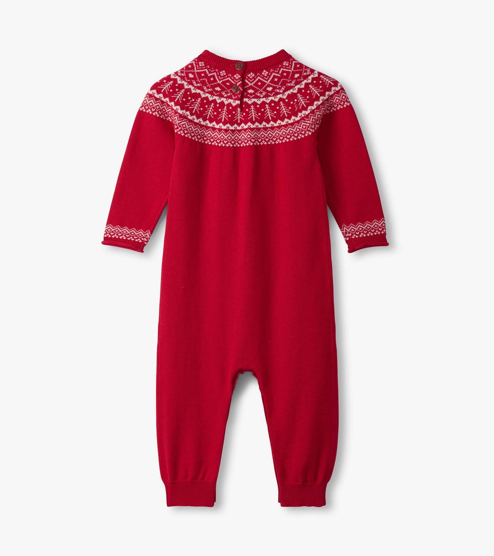 Hatley Baby Girls Fair Isle Sweater Romper