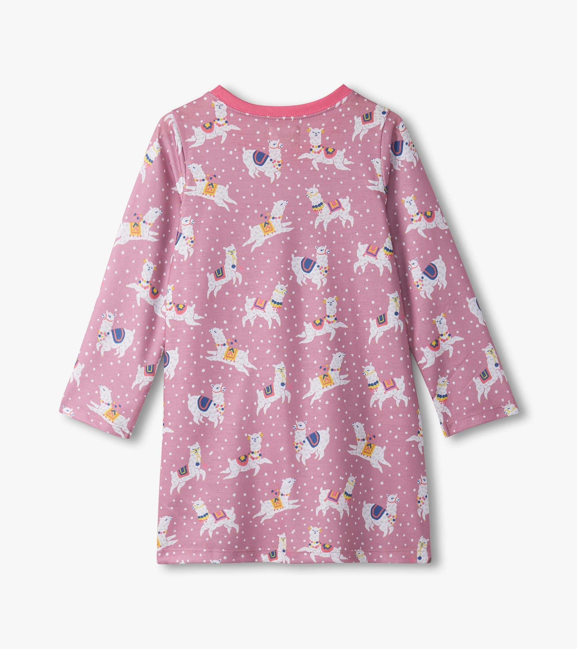 Hatley Girls Dancing Alpacas Long Sleeve Nightdress