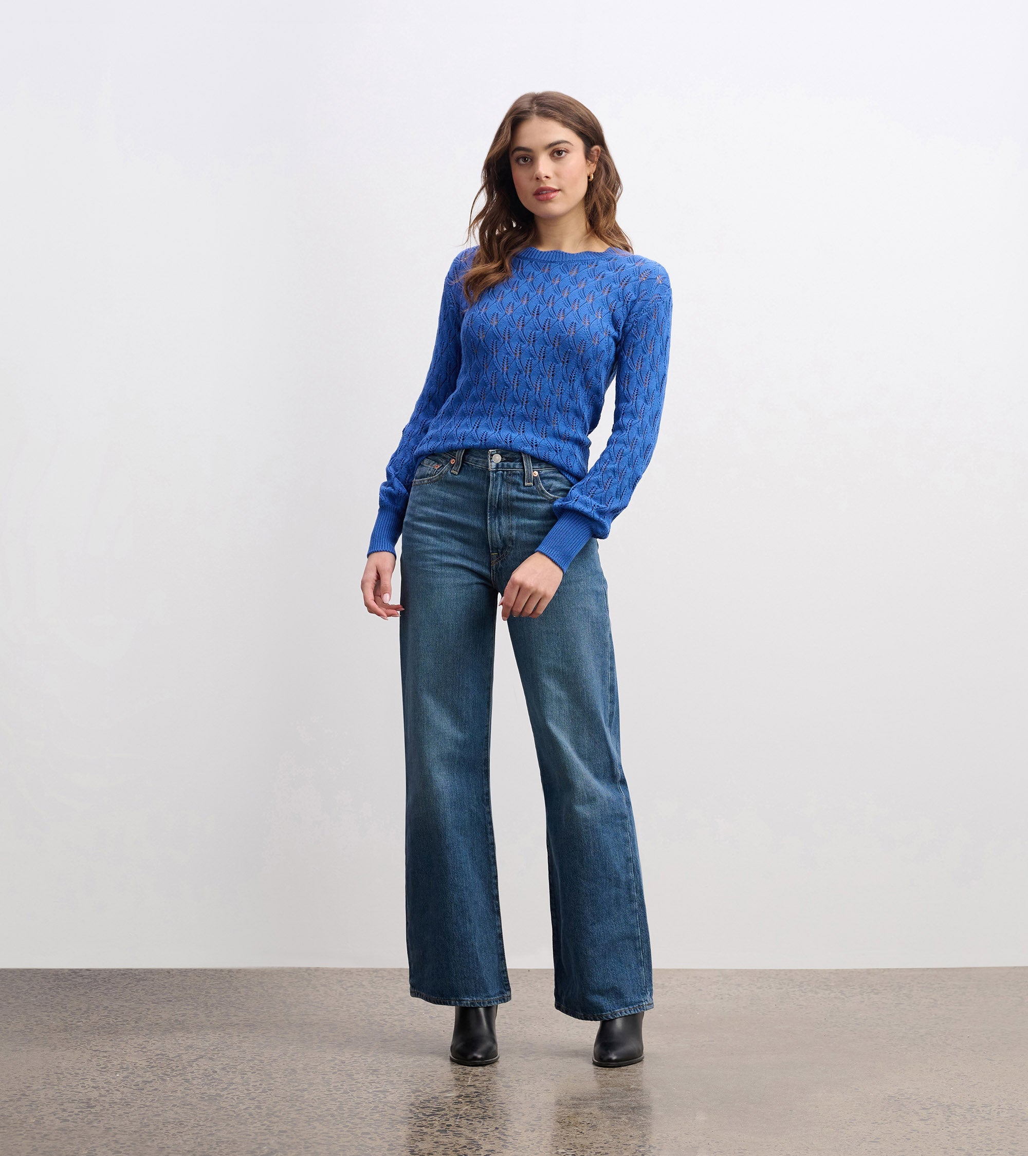 Hatley Iris Sweater - Denim Blue