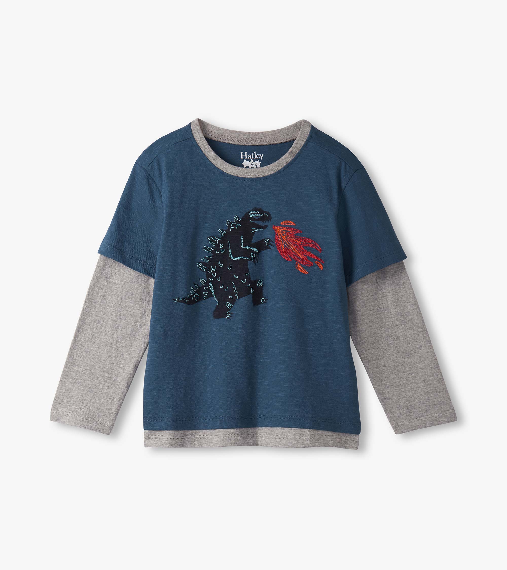 Hatley Boys Monster Fooler Long Sleeve T-Shirt