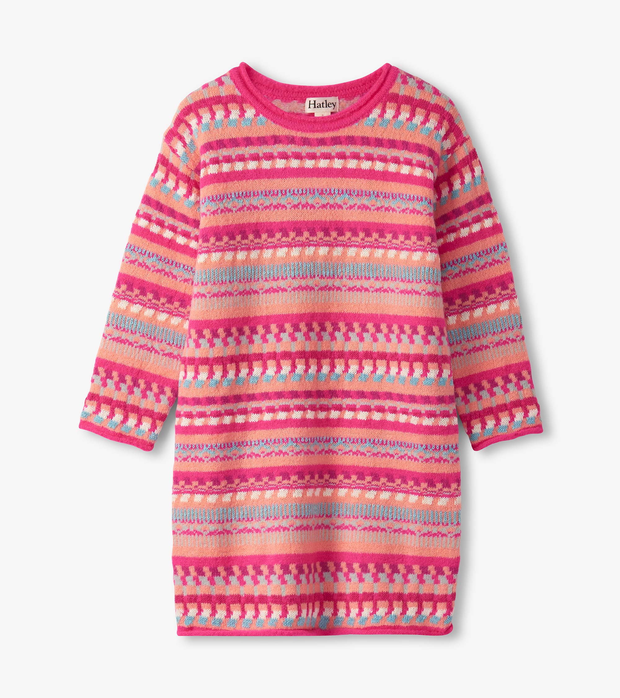 Hatley Girls Sunset Stripe Sweater Dress