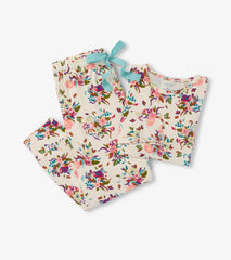 Hatley Women's Fall Floral Bamboo Pajama Set