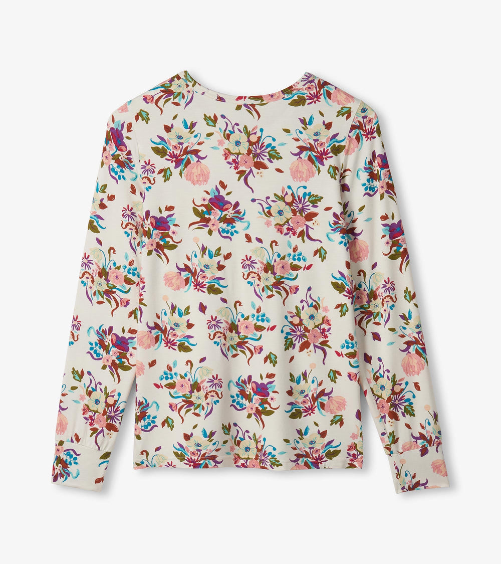 Hatley Women's Fall Floral Bamboo Pajama Set