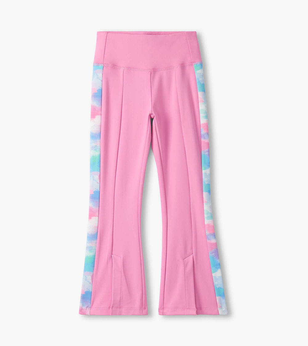 Hatley Girls Fuchsia Pink Active Flared Pants