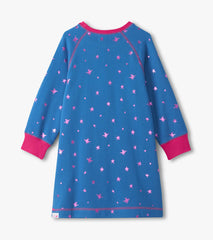 Hatley Girls Foil Stars Sweater Dress
