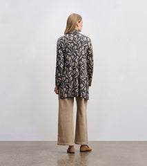 Hatley Sweater Blazer - Floral Vines