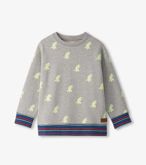 Hatley Boys Monster Glow in the Dark Pullover Sweatshirt