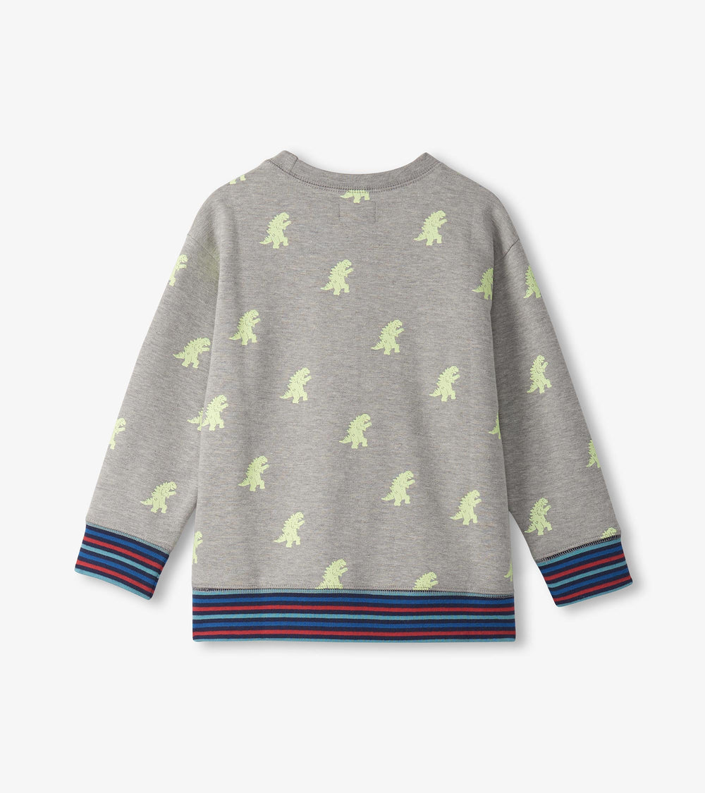 Hatley Boys Monster Glow in the Dark Pullover Sweatshirt